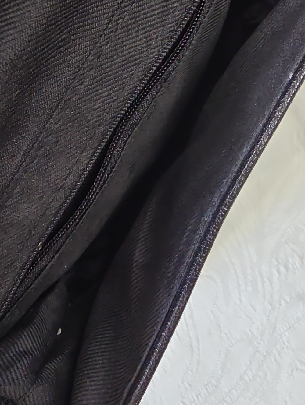 Women's Black & Brown Patchwork Crossbody Bag - Picture 4 of 5